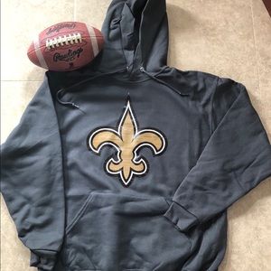 Grey New Orleans Saints Hoodie